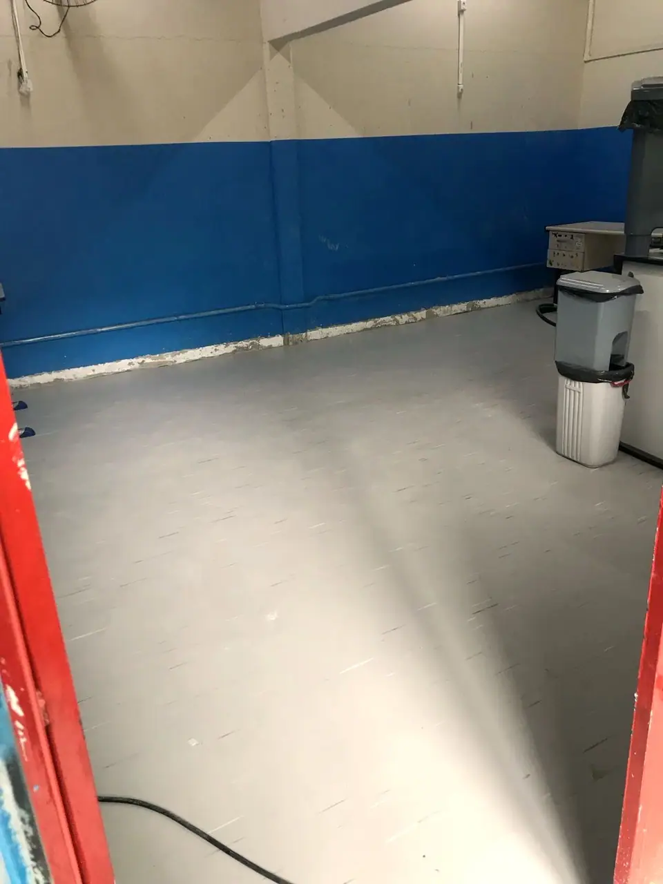 Ambiente com piso executado