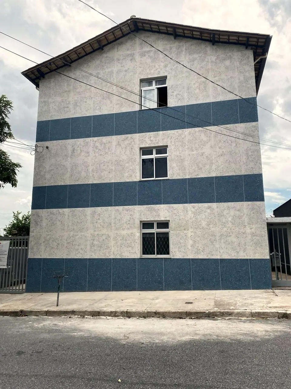 Fachada revitalizada, vista frontal