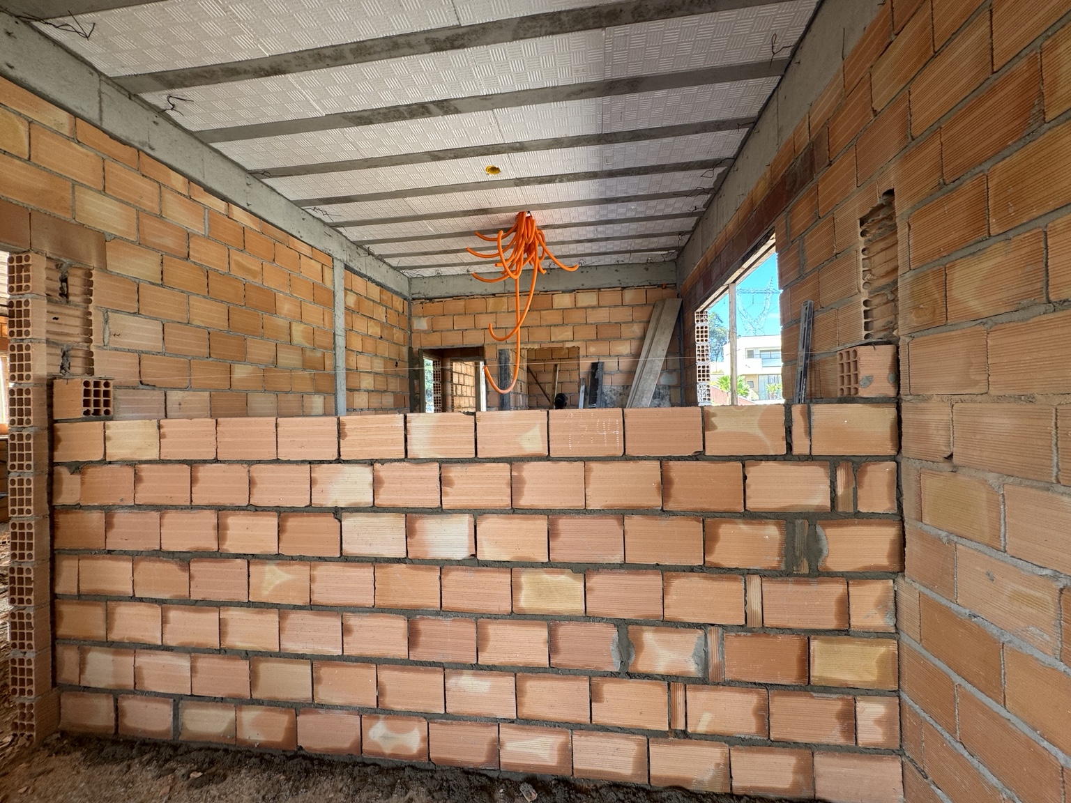 Evolução Da Obra • Preparação Para Acabamentos — Residência Alphaville, registro 6