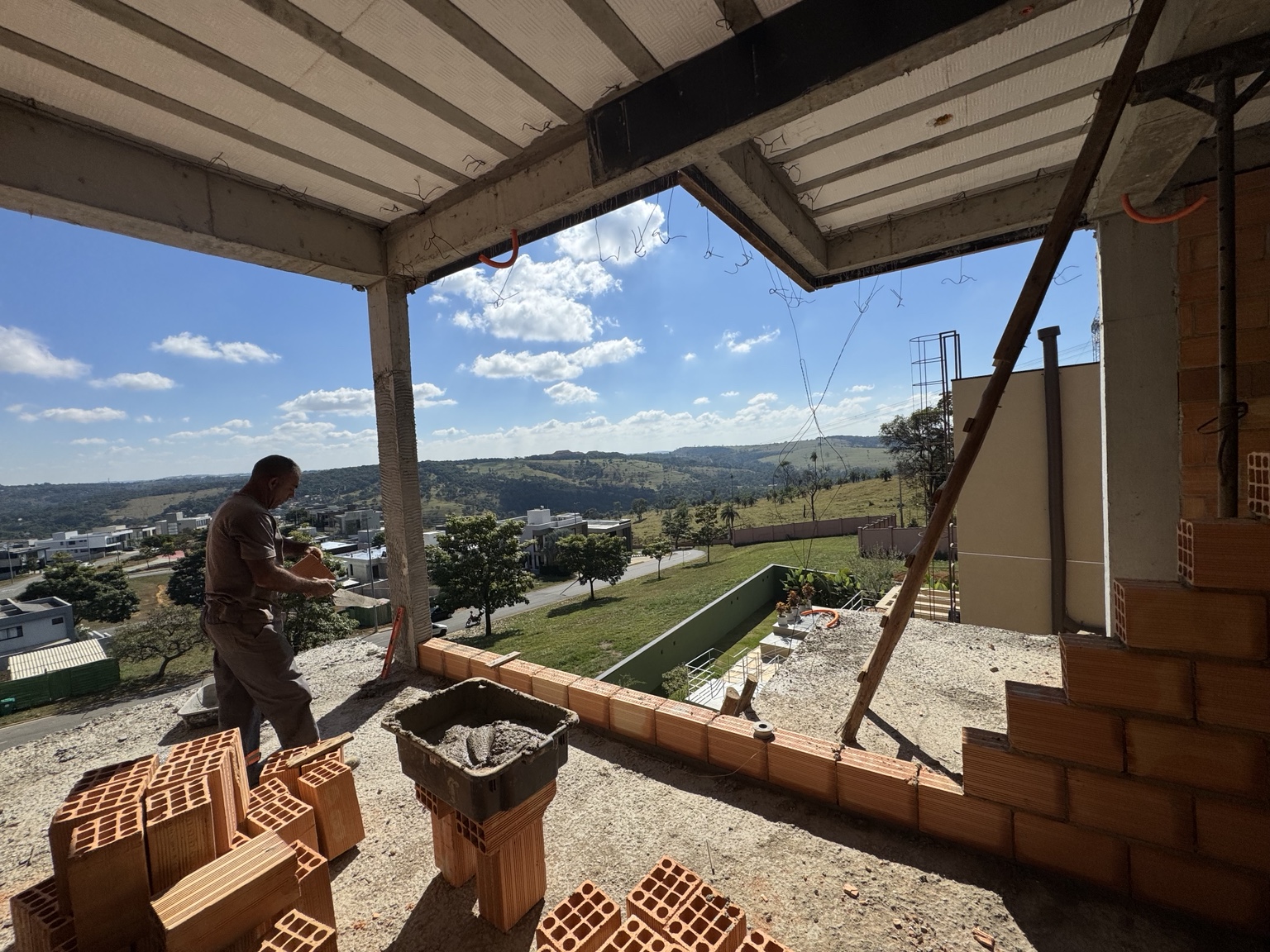 Evolução Da Obra • Preparação Para Acabamentos — Residência Alphaville, registro 7