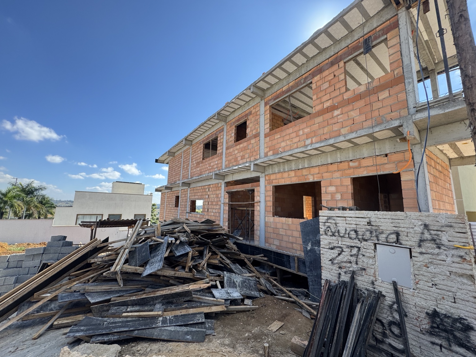 Evolução Da Obra • Preparação Para Acabamentos — Residência Alphaville, registro 9